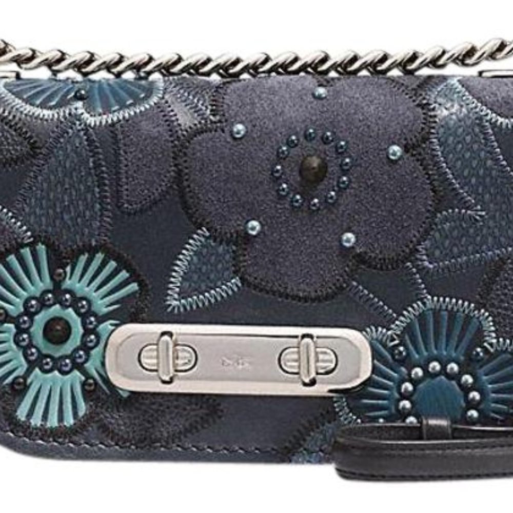 Coach Swagger 20 with Patchwork Tea Rose